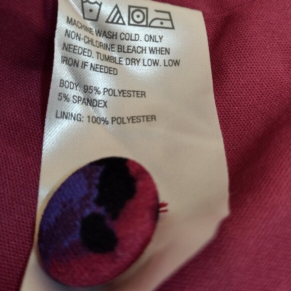 Iman: 2 pc Leopard Print Straight Leg Pantsuit, Size 2X, Pink, Purple, Black - Picture 11 of 11